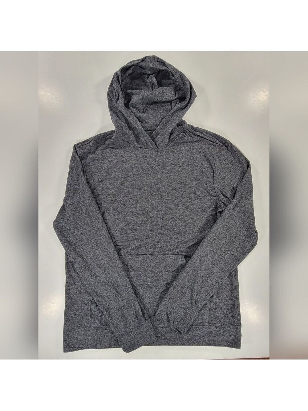 Outdoor Voices Cloudknit Hoodie Mens Large Pullover Performance Stretch Gray
